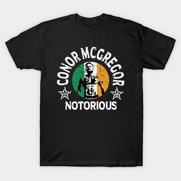 Conor Mcgregor Notorious T-Shirt by Twistedburt